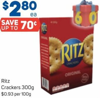 Foodland Ritz Crackers 300g offer