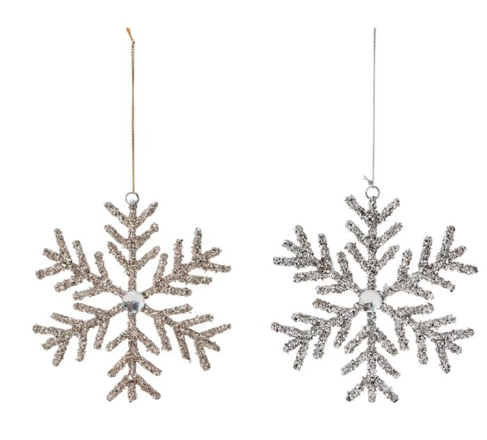 Jewelled snowflake assorted offer at Kmart