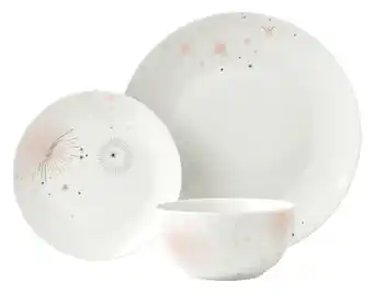 Gold star 12 piece dinner set