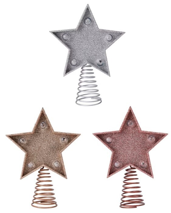 Mini light up tree topper assorted offer at Kmart
