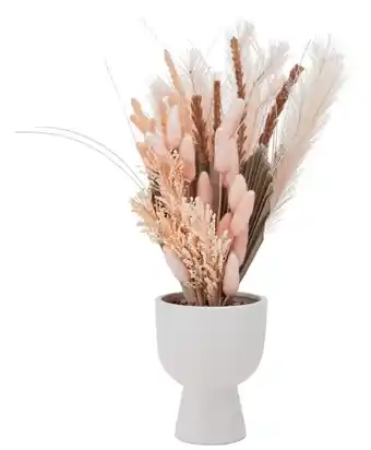 Kmart Artificial bleached greenery in vase offer