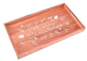 Kmart Merry christmas wooden serving tray offer