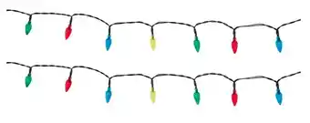 Kmart Solar powered 150 led multi-coloured strawberry lights offer