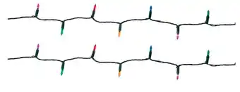 Low voltage 150 led multi-coloured fairy lights