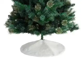 Kmart 1m white fluffy tree skirt offer