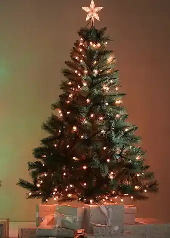Kmart Mirabella genio wi-fi 190 led warm white easy tree lights with stars offer
