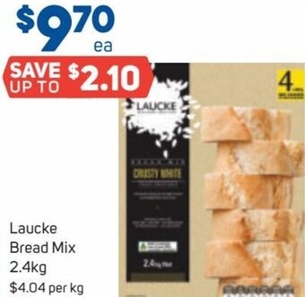 Foodland Laucke Bread Mix 2.4Kg offer