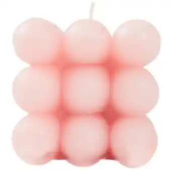 Kmart Pink bubble candle offer