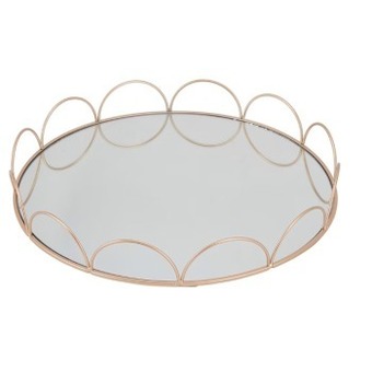Kmart Brass look mirrored tray offer