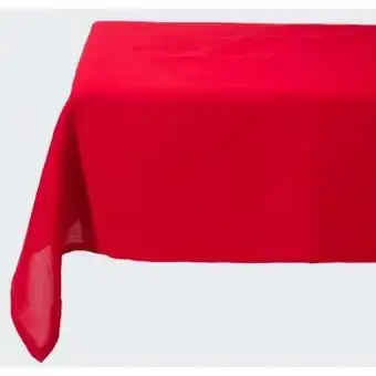 Kmart Red linen look tablecloth offer