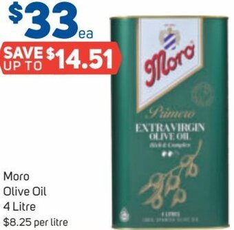 Foodland Moro Olive Oil 4 Litre offer