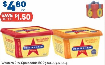 Foodland Western Star Spreadable 500g offer