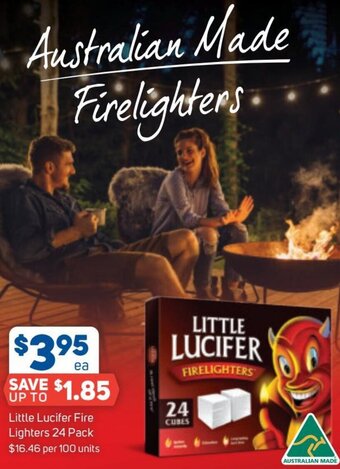 Foodland Little Lucifer Fire Lighters 24 Pack offer