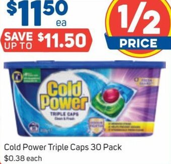 Foodland Cold Power Triple Caps 30 Pack offer