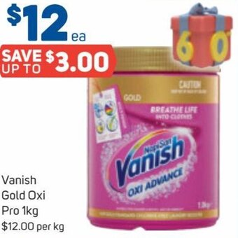 Foodland Vanish Gold Oxi Pro 1Kg offer