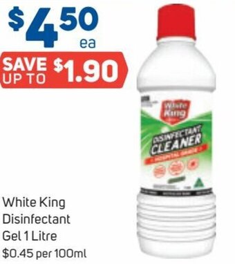 Foodland White King Disinfectant Gel 1 Litre offer
