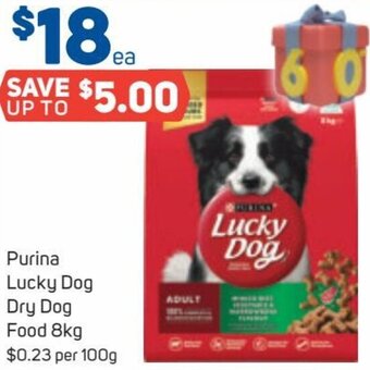 Foodland Purina Lucky Dog Dry Dog Food 8Kg offer
