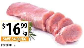 Supabarn Pork Fillets offer