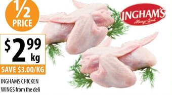 Supabarn Inghams Chicken Wings From The Deli offer