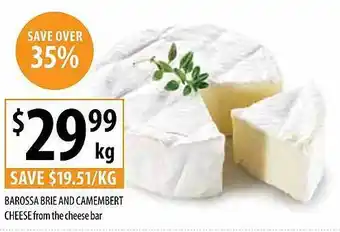 Supabarn Barossa brie and camembert cheese offer