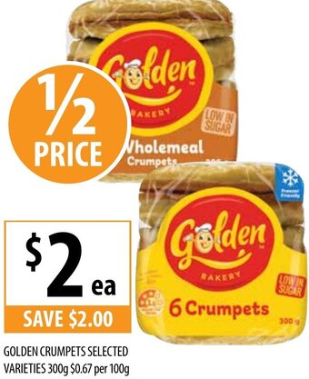 Golden Crumpets Selected Varieties 300g