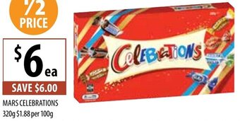Supabarn Mars Celebrations 320g offer