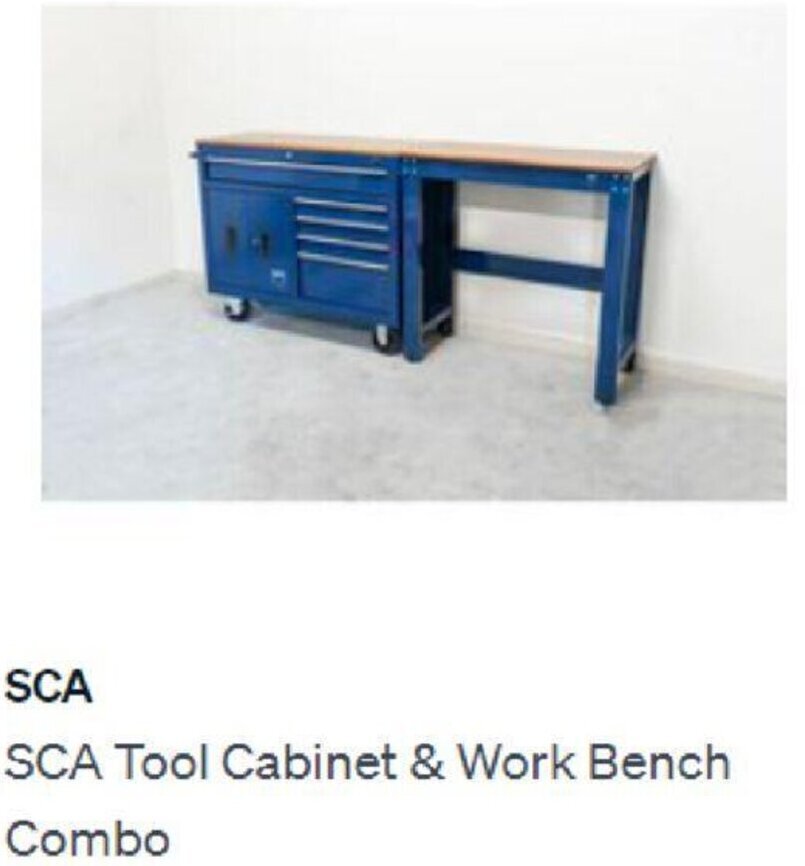 SCA Tool & Work Bench offer at SuperCheap Auto