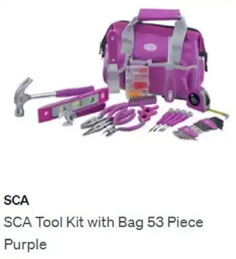 SuperCheap Auto SCA Tool Kit With Bag 53 Piece Purple offer