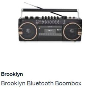 Brooklyn Bluetooth Boombox