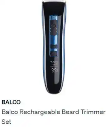 Balco Rechargeable Beard Trimmer Set