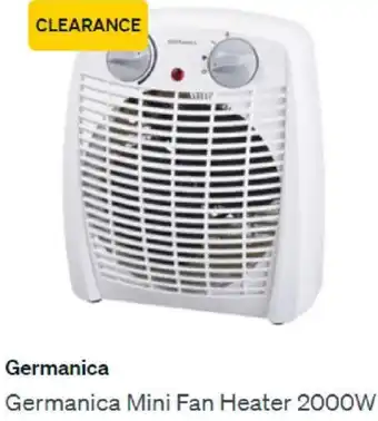 SuperCheap Auto Germanica Mini Fan Heater 2000W offer