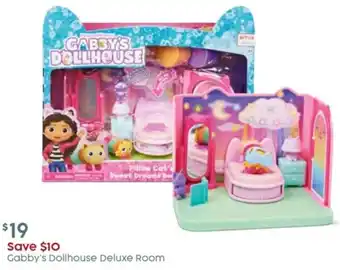 Target Gabby's Dollhouse Deluxe Room offer