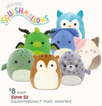 Target Squishmallows 7" Plush. Assorted offer