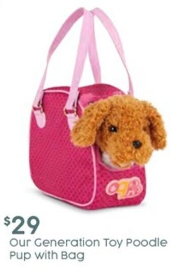 Target Our Generation Toy Poodle Pup With Bag offer