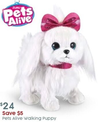Target Pets Alive Walking Puppy offer