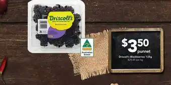 Drakes Driscoll's blackberries offer