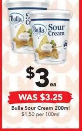 Drakes Bulla sour cream offer