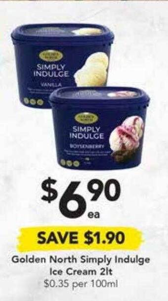 Drakes Golden north simply indulge ice cream offer