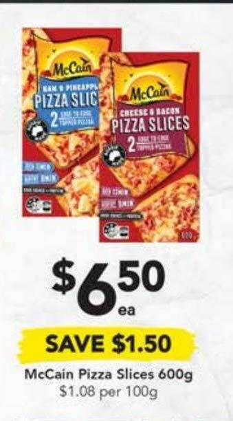 Mccain pizza slices