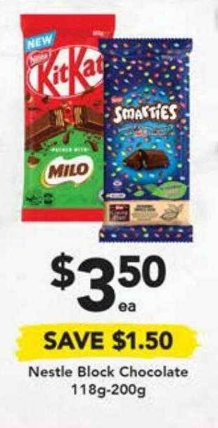 Drakes Nestle block chocolate offer