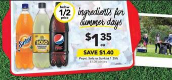Drakes Pepsi solo or sunkist offer