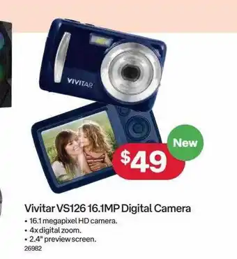 Vivitar vs126 16.1mp digital camera