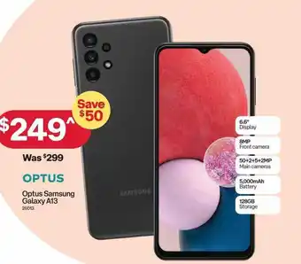 Australia Post Optus samsung galaxy a13 offer