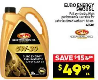 Autopro Euro energy 5w30 5l offer