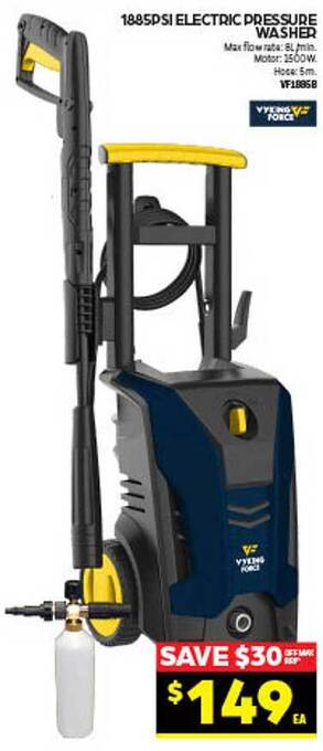 Autopro 1885psi electric pressure washer offer