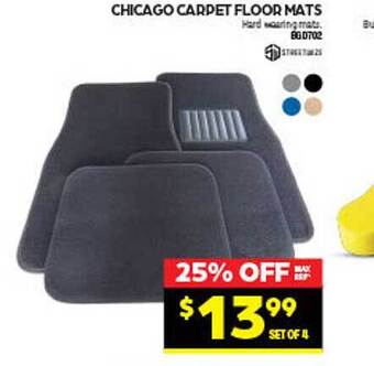 Autopro Chicago carpet floor mats offer