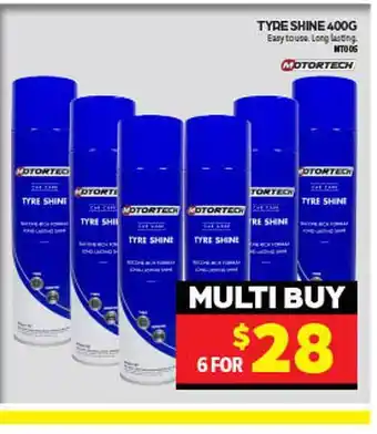 Tyre shine 400g motortech