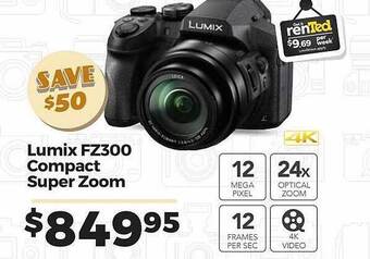 Teds Cameras Lumix fz300 compact super zoom offer