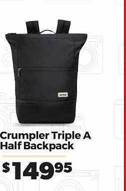 Teds Cameras Crumpler triple a half backpack offer