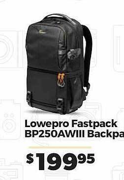Teds Cameras Lowepro fastpack bp250awiii backpack offer